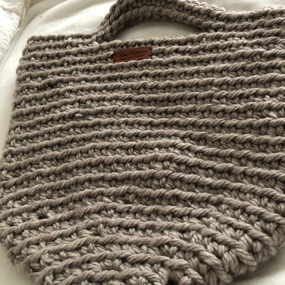 Scandinavian Style Crochet Tote Bag